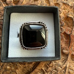 Black Onyx ring size 7.5